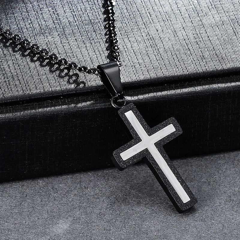 Новое женское золотое ожерелье из нержавеющей стали в виде распятия Молитвенное