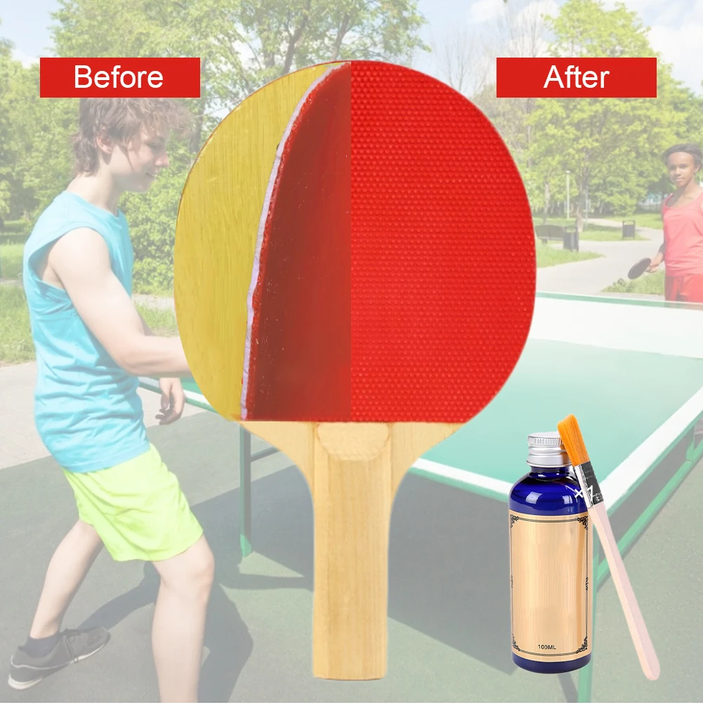 Клей для ракеток настольного тенниса/чистящее средство резиновый очиститель