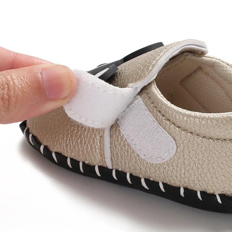 Обувь для новорожденных мальчиков и девочек мягкая ручной работы с резиновой