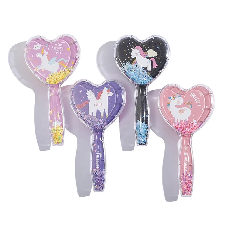 

1PC Hair Styling Comb Cute Unicorn Hair Comb Air Bag Hairbrush Salon Hairdressing Straight Curly Hair Comb For Women Girls Gift