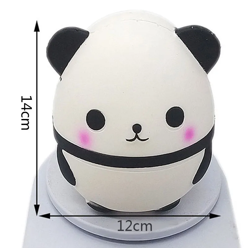 Jumbo Kawaii Panda Squishes Slow Rising Creative Animal Doll Soft Squeeze Toy Bread Scent Stress Relief Fun for Kid Xmas Gifts images - 6