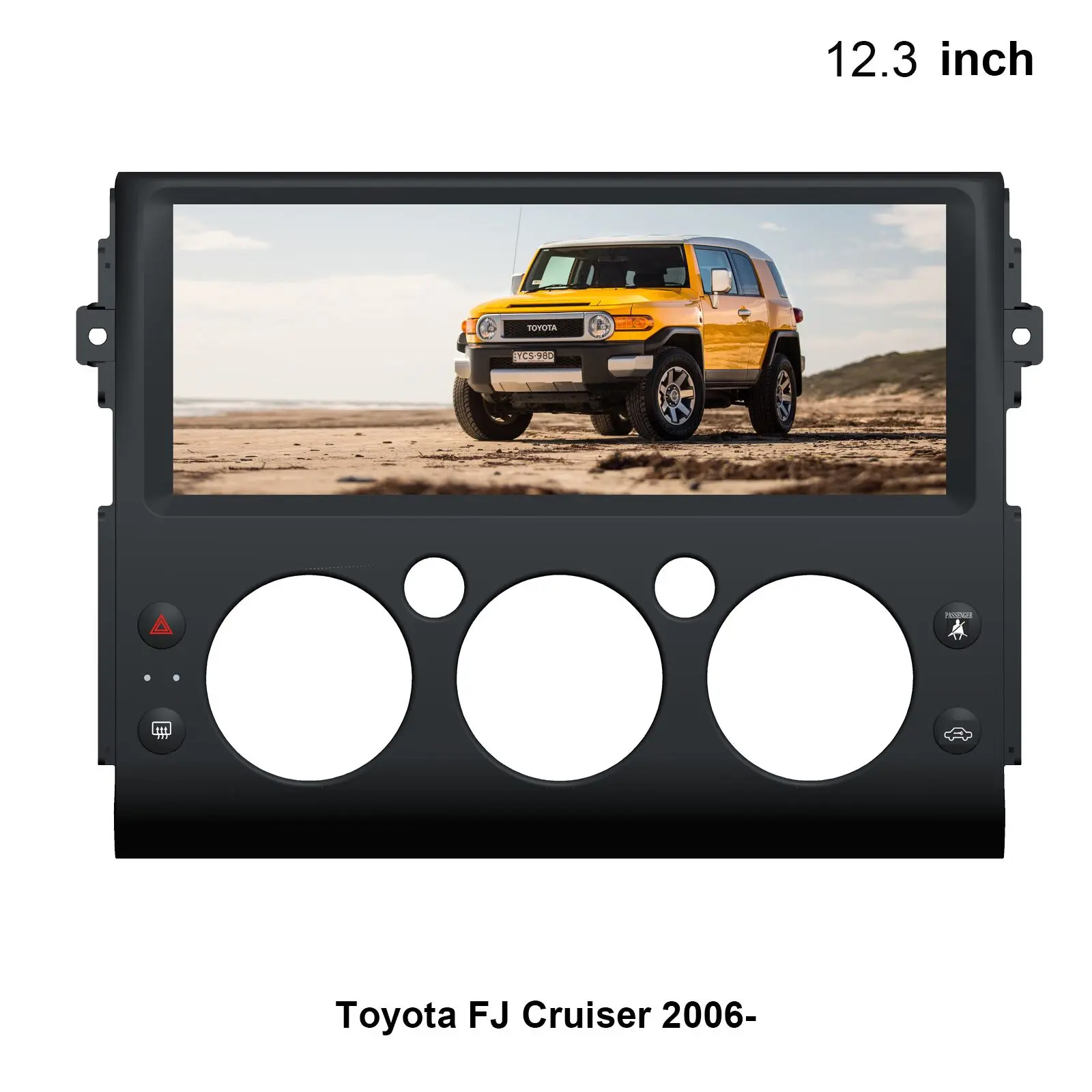 Android 9,0 Восьмиядерный 4 Гб ОЗУ Автомобильный gps плеер Радио стерео для Toyota FJ Cruiser 2006- gps навигация автомобильный Радио стерео wifi