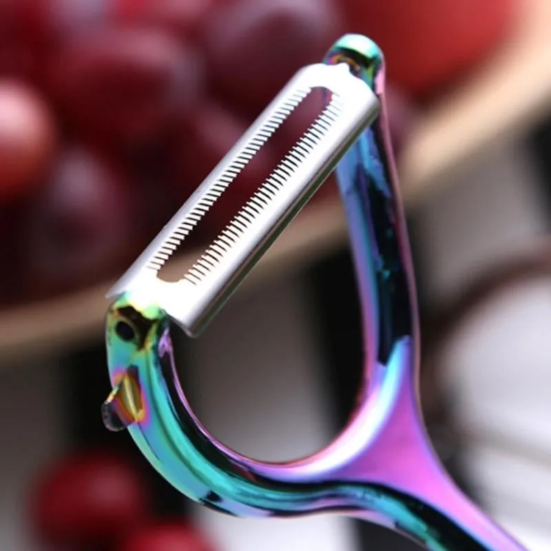 1 шт. креативный цинковый сплав зубчатый Овощечистка фрукты Дыня строгальный