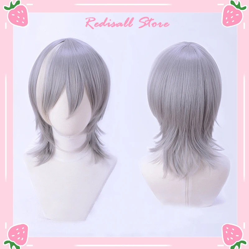 

Idolish7 Re:vale Cosplay Wig Origasa Yukito Synthetic Hair Heat Resistant Halloween Short Hair for Adult Men Women Role Play