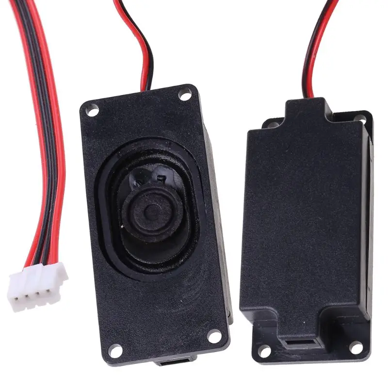 OOTDTY 2X 4 Ohm 3W 3070 Реклама LCD ТВ динамик s громкий прямоугольник динамик|Комплекты АС| |
