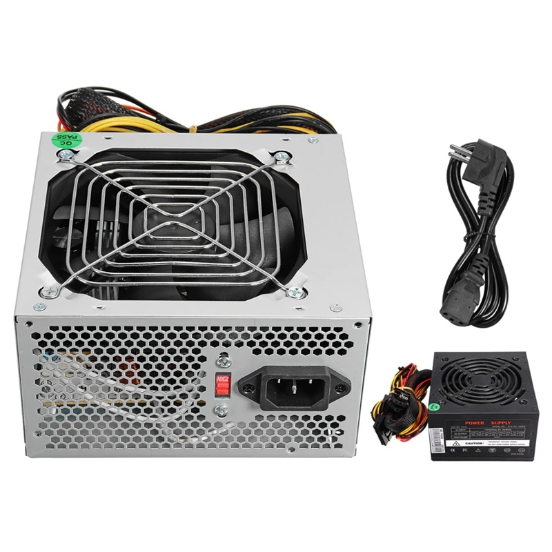 Макс 1000 Вт Atx источник питания тихий вентилятор для Amd Pc Psu компьютер Шахтер ЕС