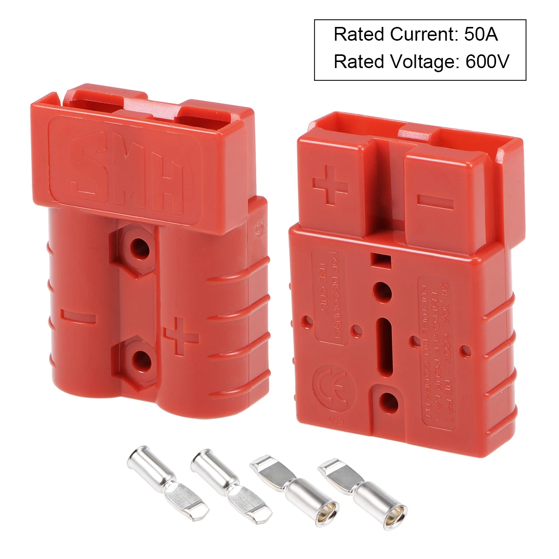Uxcell 2/4pcs 6 Gauge Battery Quick Connect Disconnect 50A Wire Connector for Winch Auto Car Trailer Driver | Обустройство дома