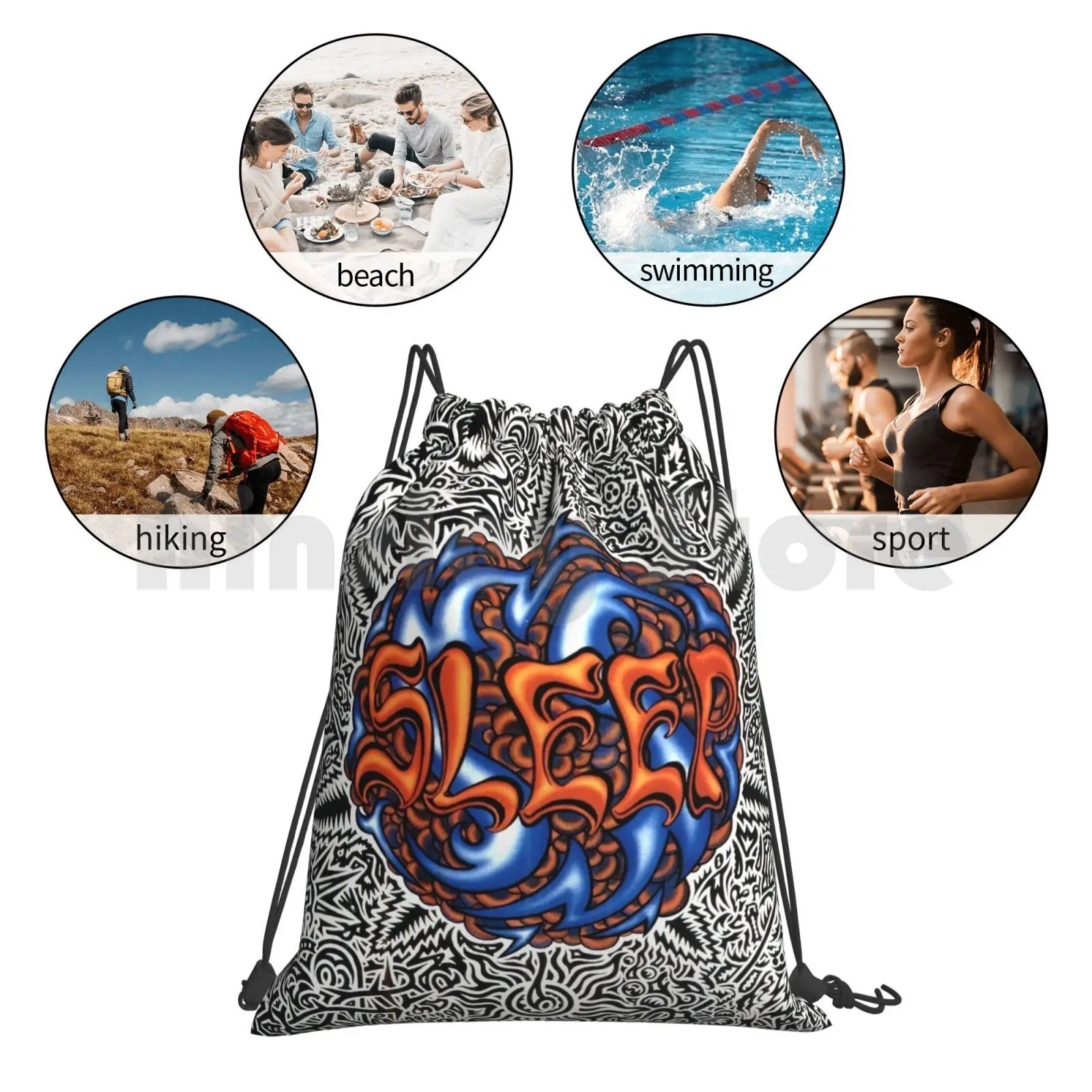 Металлическая полоса Steep Stoner обложка для горного альбома Holy Mountain рюкзак Dragonaut