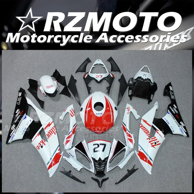 

Injection Mold New ABS Fairings kit fit for YAMAHA YZF- R6 2008 - 2016 08 09 10 11 12 13 14 15 16 Body set Red White