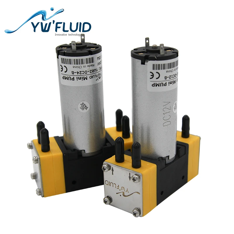 YWfluid хорошее качество 12В/24В мощный микро мембранный насос с двигателем