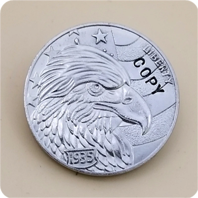 Хобо никель Coin_Type # 14_1935 S с гравировкой в виде американского бизона из никеля