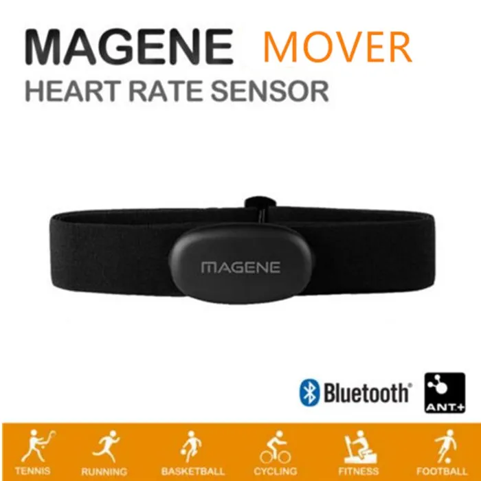 Датчик сердечного ритма Magene MOVER Bluetooth 4.0 ANT совместим с монитором GARMIN Bryton IGPSPORT |