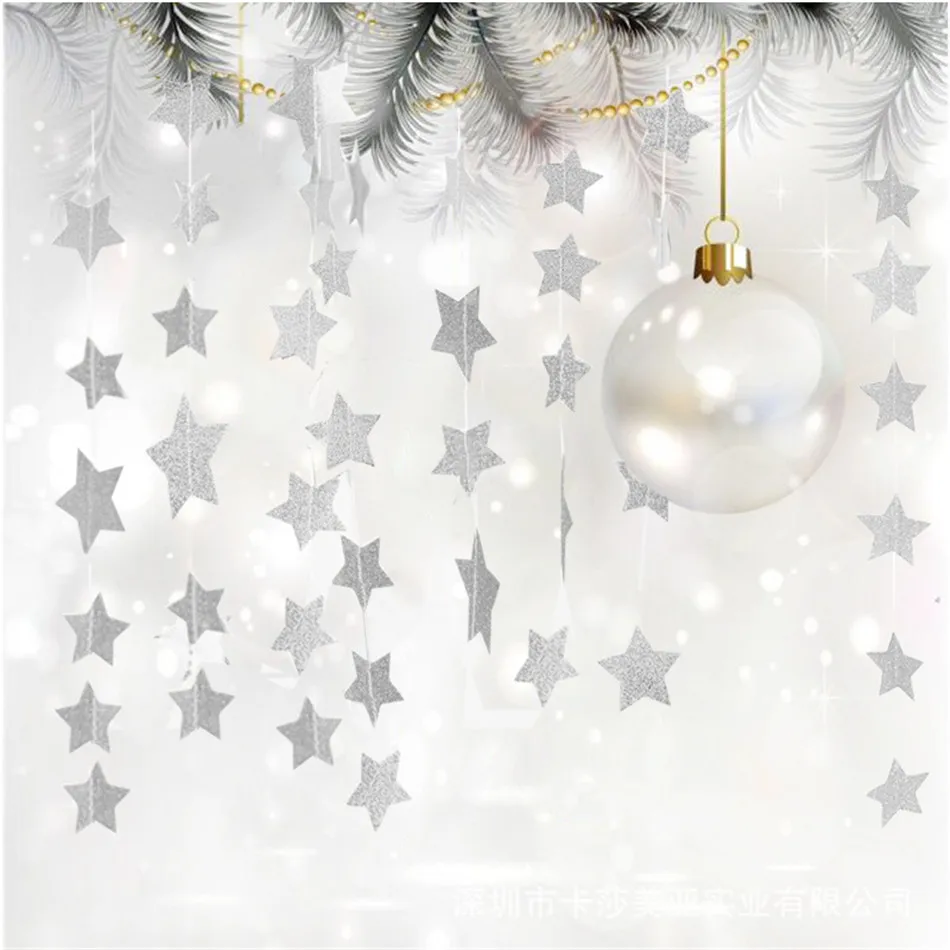 

BalleenShiny Creative Star Shiny Home Decoration Wall Sticker Self-adhesive Paper Room Decoration Wall Sticker