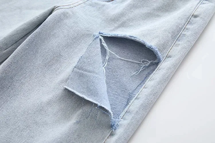 

Jeans Women Ripped Spring Autumn Winter Casual Straight Jeans Ripped Mom Jeans for Women Gothic Punk Sexy Vintage Streetwear