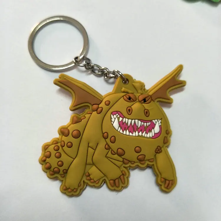 Мультяшная фигурка Как приручить дракона брелок 3D двухсторонний из ПВХ Аниме