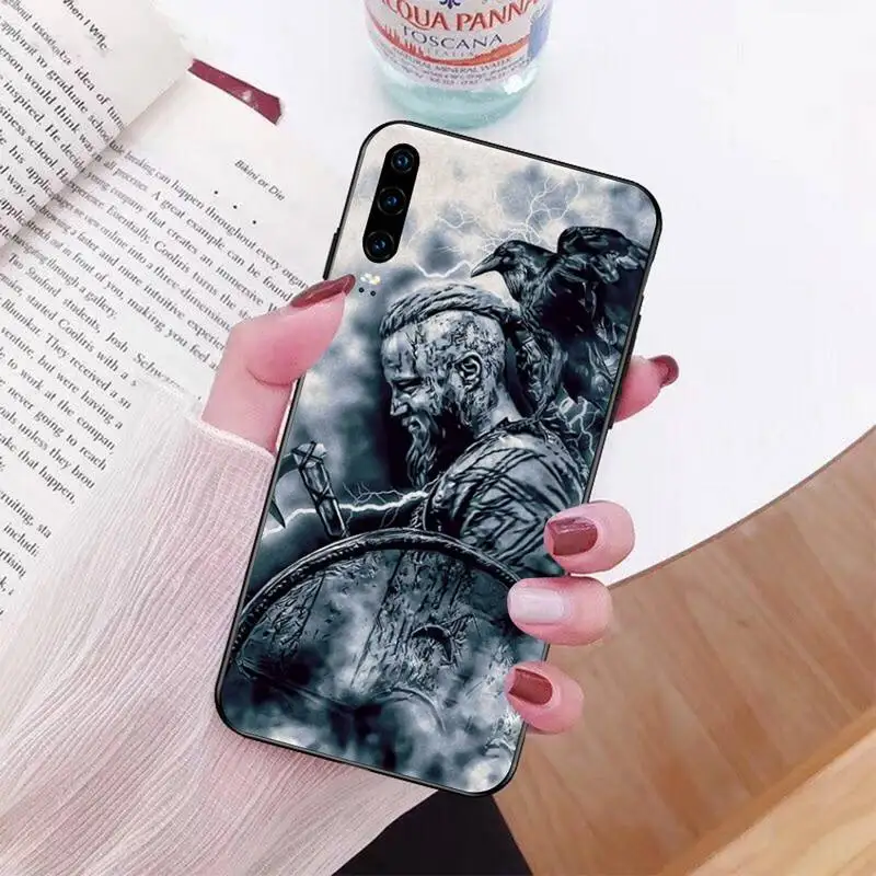 Чехол для телефона PENGHUWAN TV Vikings Ragnar Lothbrok черный мягкий чехол Huawei Honor 20 10 9 8 8x 8c 9x 7c 7a