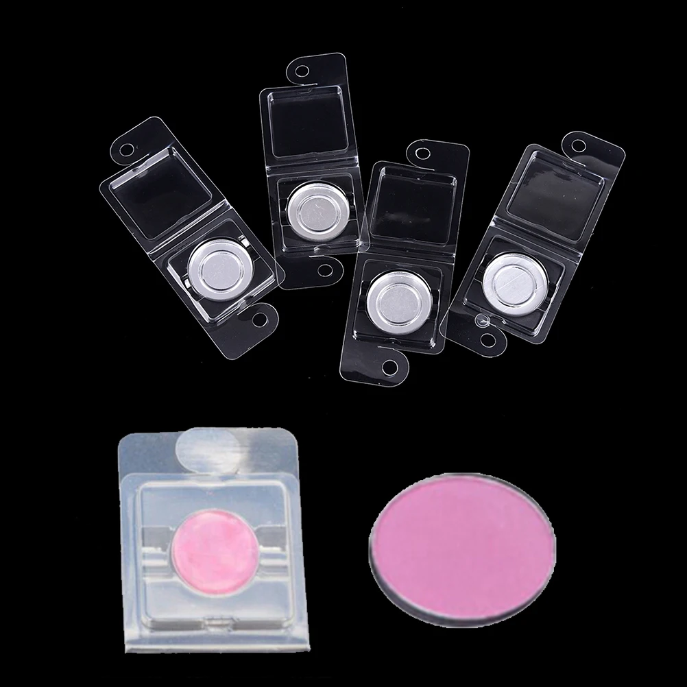 

HOT 10pcs/lot DIY Clear Lip Rouge Subpackage Small Sample Packing Case for Blush Empty Plastic Eyeshadow Powder Case
