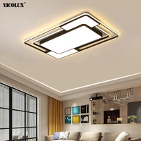 dimming new modern led chandelier lights for dining living study room kitchen bar aisle indoor decorative remote lamps ac90 260v