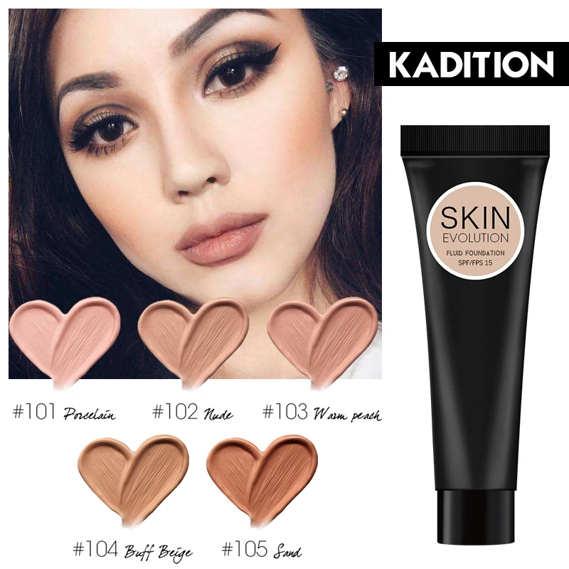 KADITION увлажняющий Макияж матовая основа для лица полное покрытие изменение цвета
