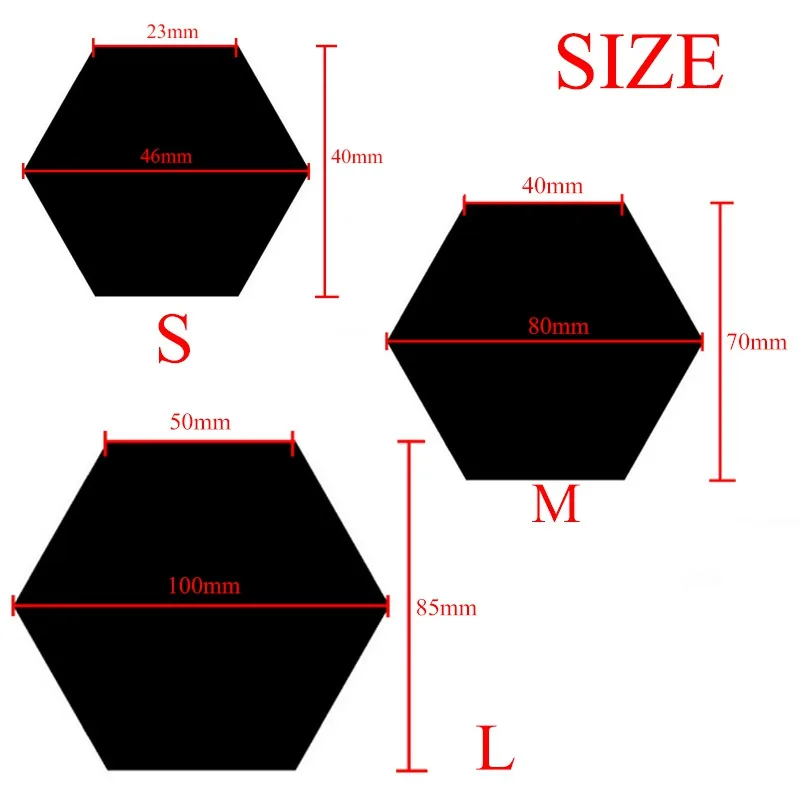 

12PCs Geometric Hexagon Mirror Wall Sticker DIY Home Decor Enlarge Living Room Removable Safety Creative Wall stickers Decor 11