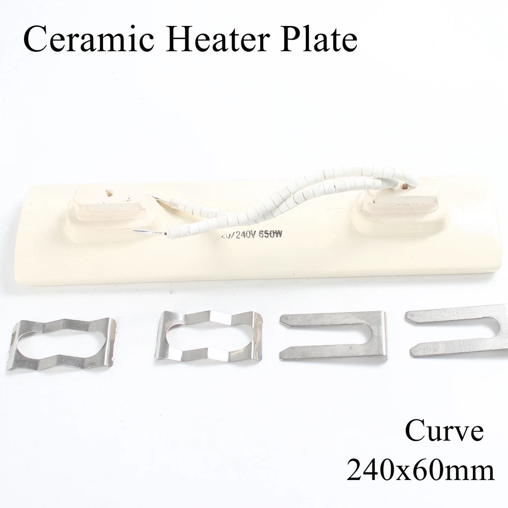 240*60mm 220V 1000W IR Infrared Top Industrial Ceramic Heating Plate Upper Air Heater Board BGA Rework Station Pet Lamp 240x60mm |