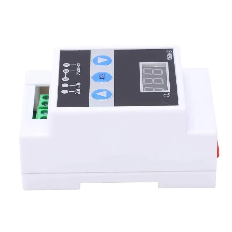 Temperature Regulator Digital Thermostat Control DIN Rail Mount Controller TMC-6000 AC110-240V |