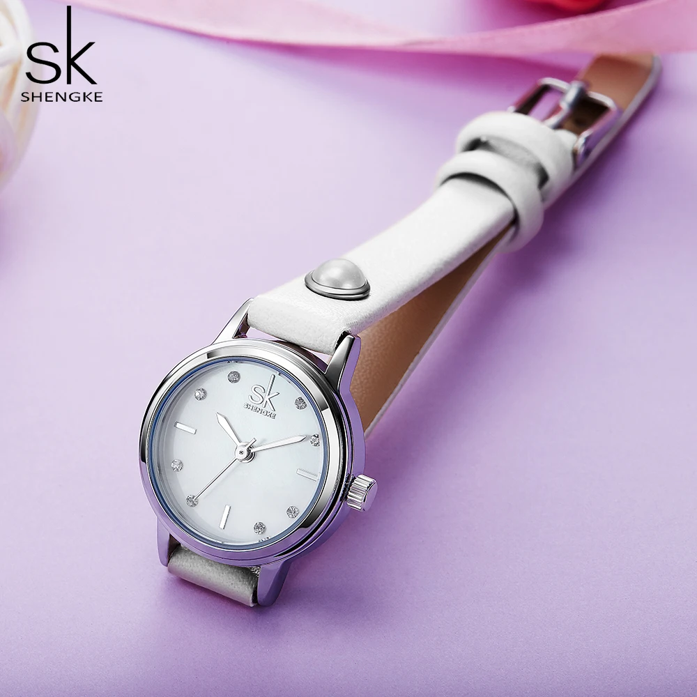 Shengke Relojes Mujer платье женские часы брендовые Модные кварцевые часы женские наручные часы Часы Бизнес Montre Femme