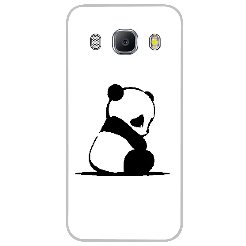 the cute panda Matte Silicone Cases For Samsung galaxy J2 J4 Core J6 Plus J7 Prime Duo Max TPU Phone Case Silicon back Cover |