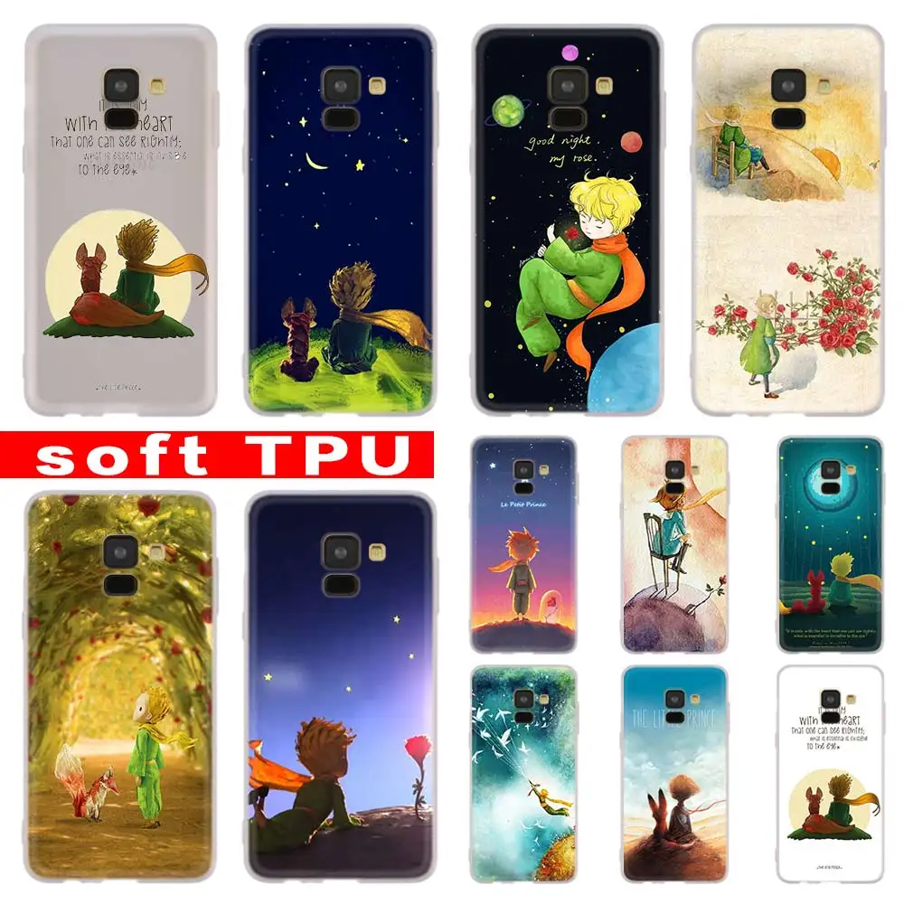 

little prince and the fox Case For Samsung Galaxy A10 A11 A20E A31 A40 A41 A40S A10S A51 A3 A5 A7 A8 Plus 2016 A207 A2018