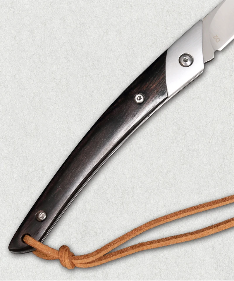 Стальной складной нож D2 для резьбы искусственный острый фруктов карманный