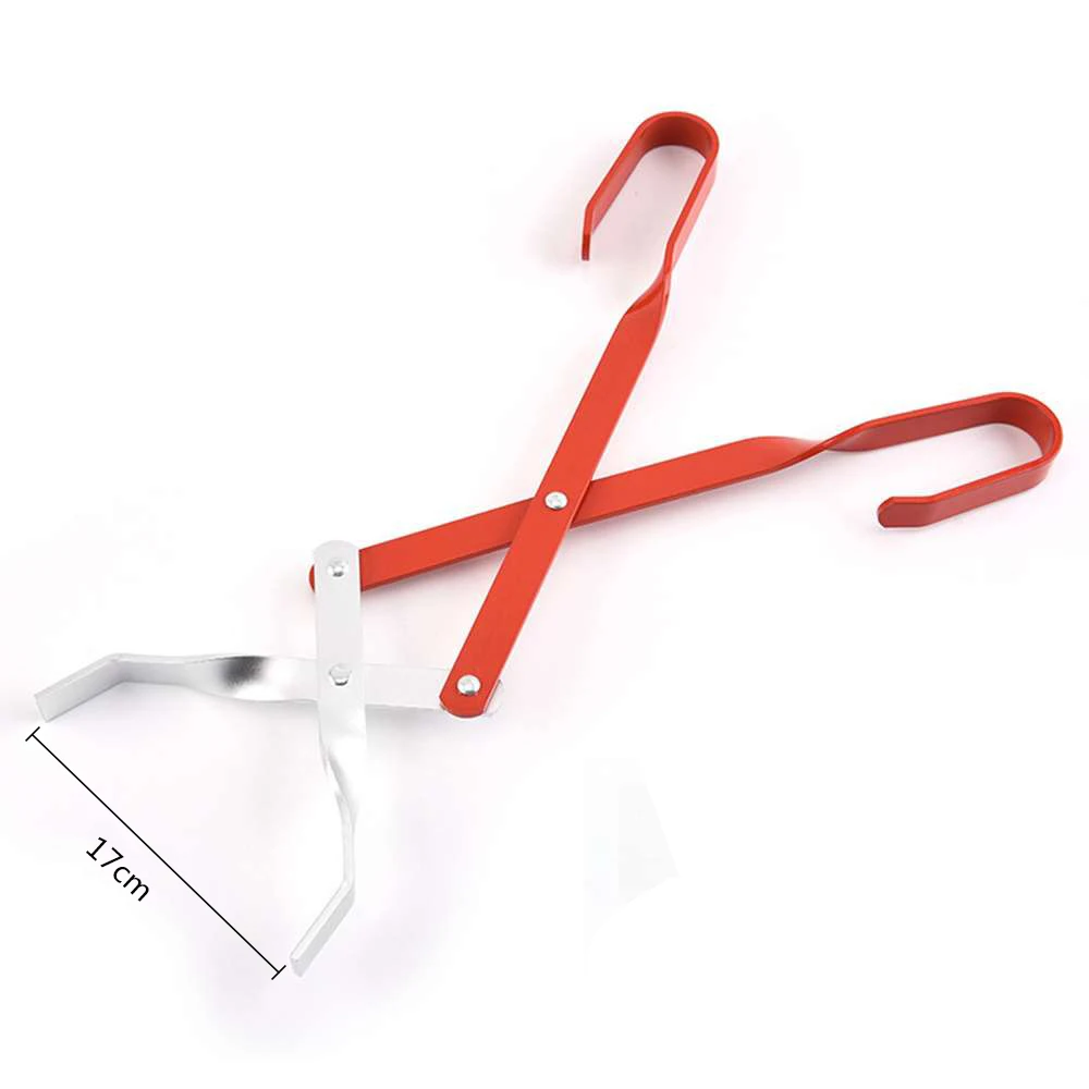 

1pc High Quality Aluminum Long Handle Bread Clamp BBQ Charcoal Clip for Outdoor