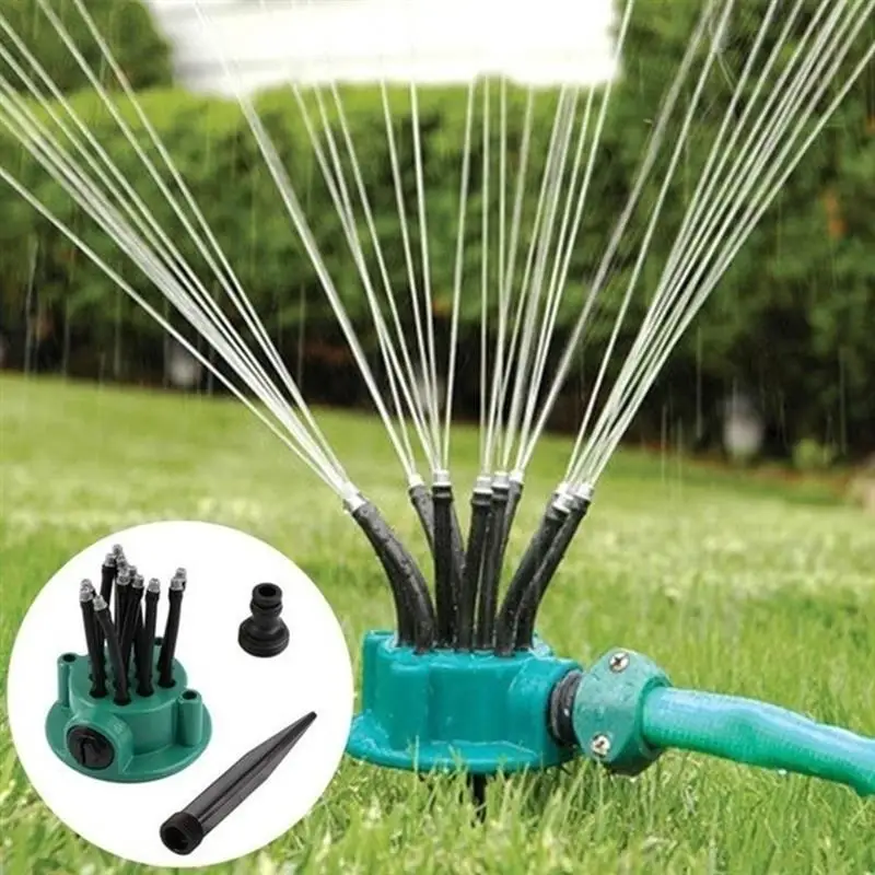 

360 Degree Flexible Noodle Head Garden Yard Sprinkler Lawn Irrigation Watering Sprayer Garden Orchard Vineyard Irrigation Tools