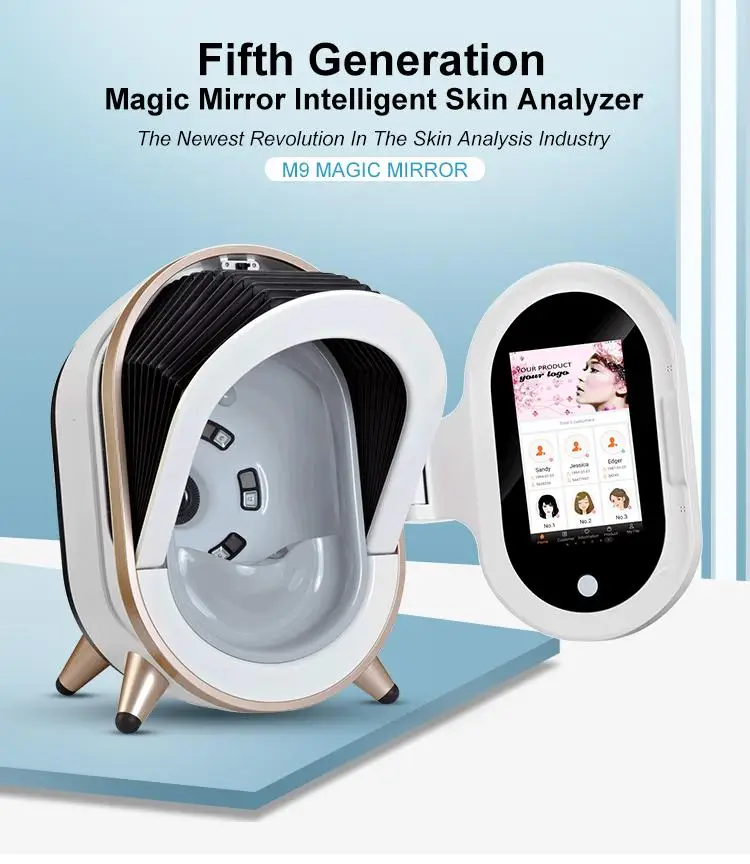 

Система анализа кожи Magic Mirror Max-анализатор кожи-анализ состояния кожи лица, Профессиональный аппарат для использования в косметических клин...