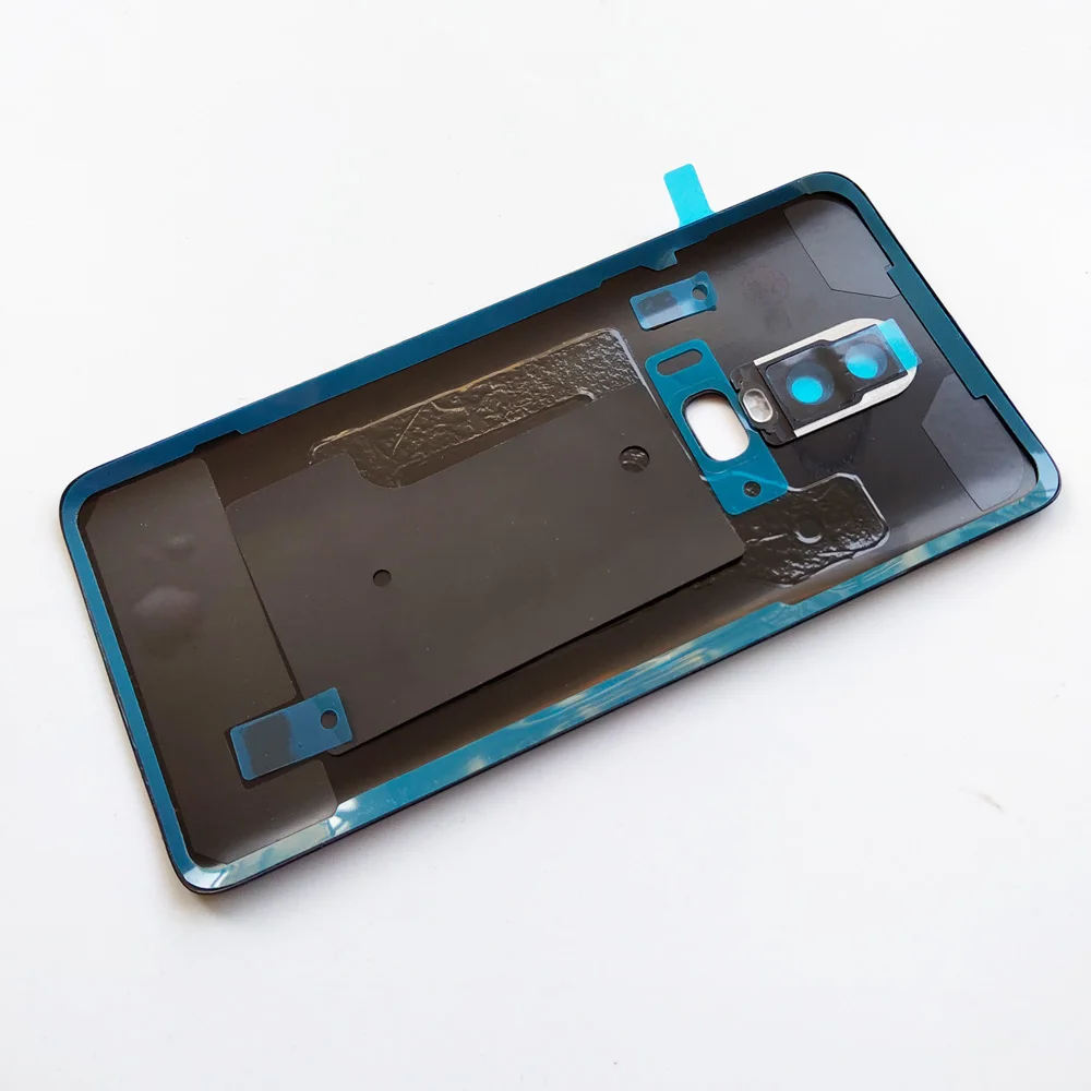 6,3 дюймов, черный/белый/красный/прозрачный, новинка, для OnePlus 6 One Plus 6, задняя крышка, крышка для батареи, корпус, чехол, запчасти для заднего стекла