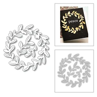 2020 new thanksgiving metal cutting dies for cut paper craft making circle wreath decoration card album scrapbooking no stamps