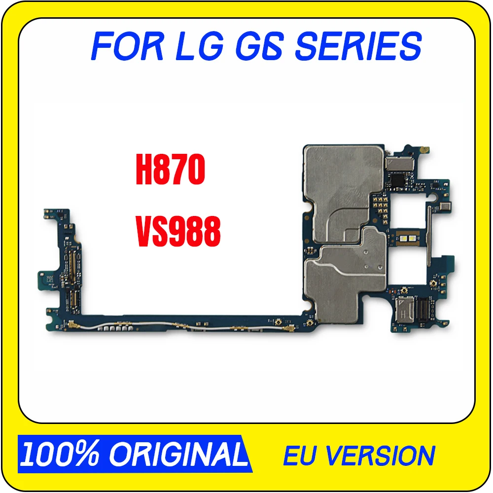 100% Оригинальные разблокированные рабочие для LG G6 LS988 H870 Материнская плата Тест