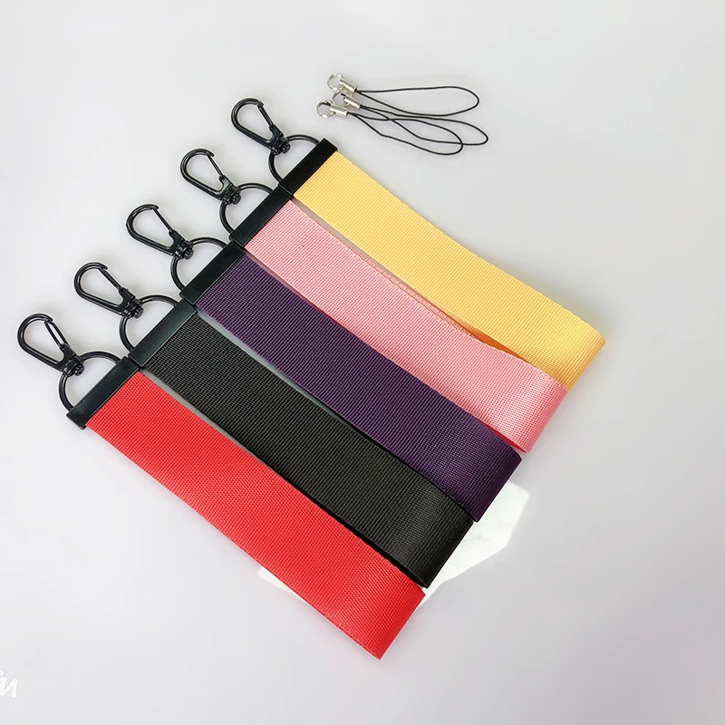 Ремешок для ключей красный черный фиолетовый розовый желтый лента мужская и