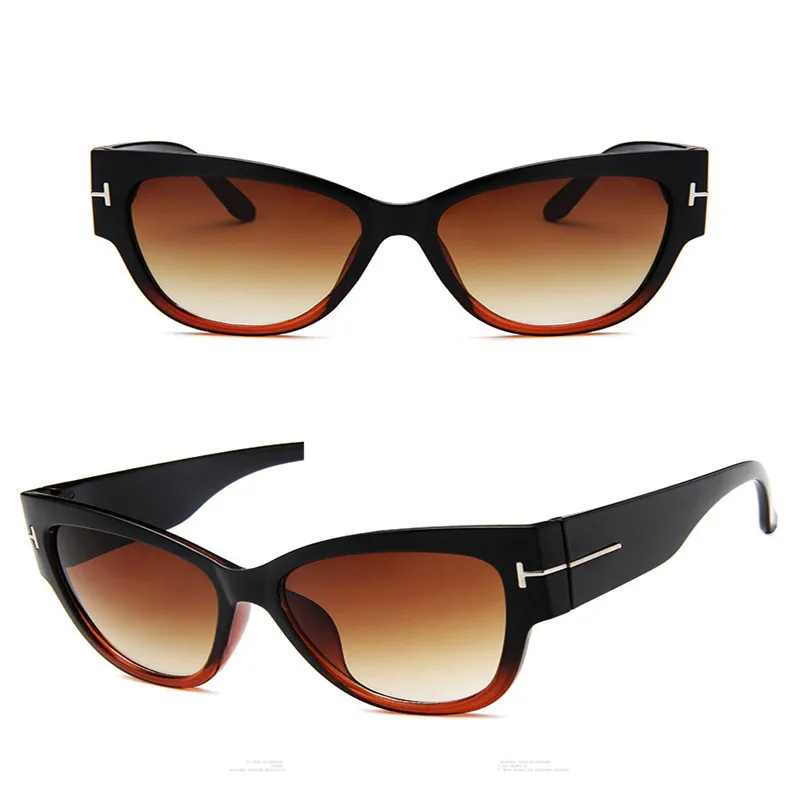 

T-shaped Retro Sunglasses Classic Gradient Sun Glass Colorful Women's Sports Cycling Travling Glasses Summer Sunshade Eyewears