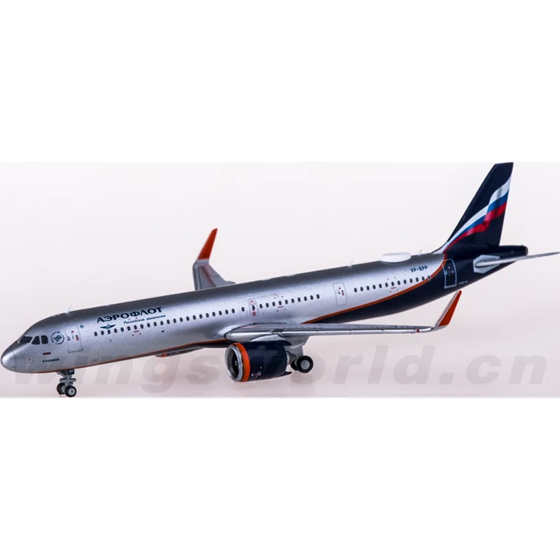 Масштаб 1:400 модель GJAFL1987 Aeroflot A321neo VP-BPP модели самолетов Airplanes Rossiya Авиакомпании