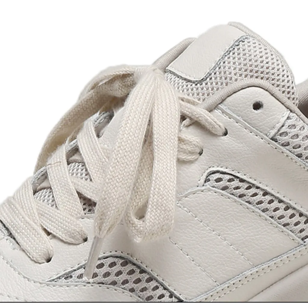 Женские кроссовки на платформе SAGACE повседневные дышащие толстой подошве Chaussures