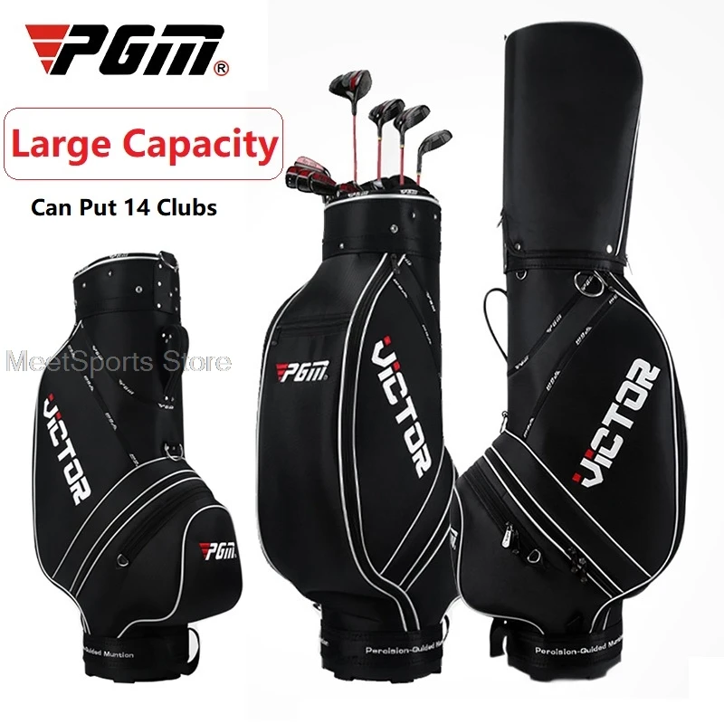 Pgm Golf Sports Package Standard Travel Caddy Cart Bag Large Capcity Golf Ball Staff Bag With Cover Can Hold Complete Golf Set