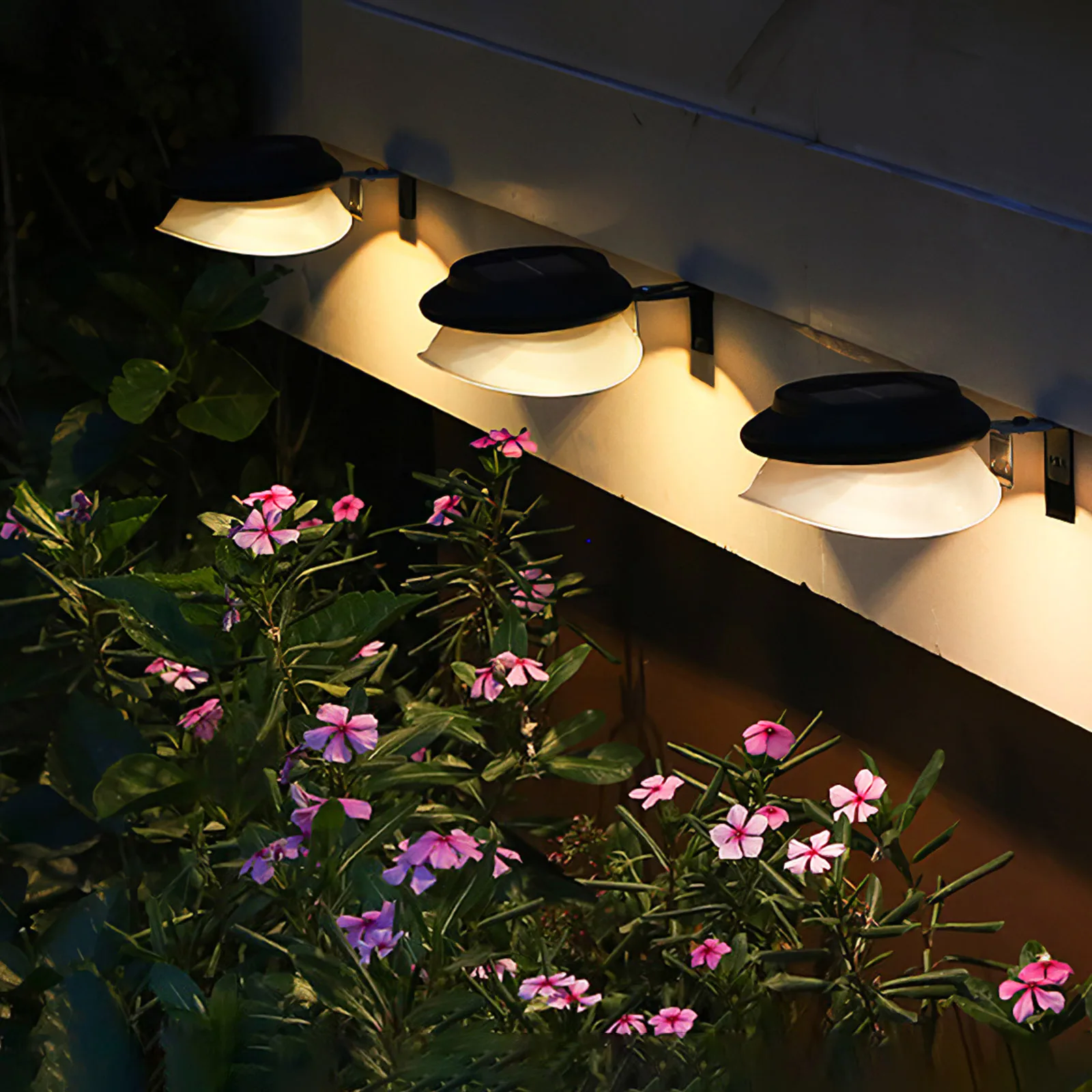 

Уличный светодиодный настсветильник светильник на солнечной батарее, IP65, для лестниц, украшения сада, заднего двора, лампа для забора на сол...