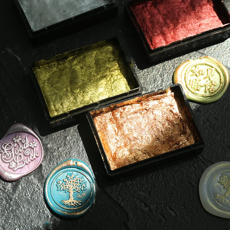 Медное уплотнение золотое/серебряное винтажное для воска |