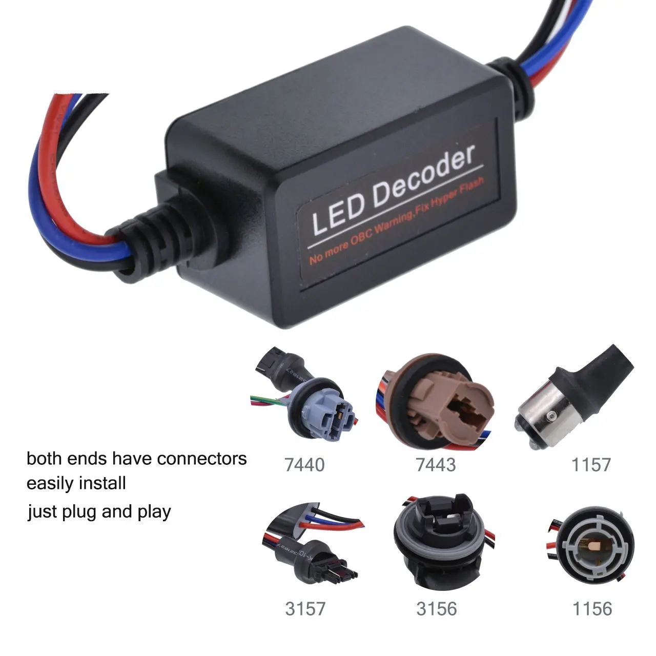 

Car Decoder For Car 3157 Decoder Stop Lamp Fault Eliminator Decoding