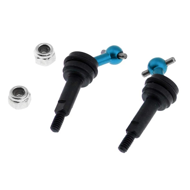 

2 Set RC Car Part: 1 Set Alloy Universal Drive Joint & 1 Set for K989-26 K969-29 Metal Ball Differential