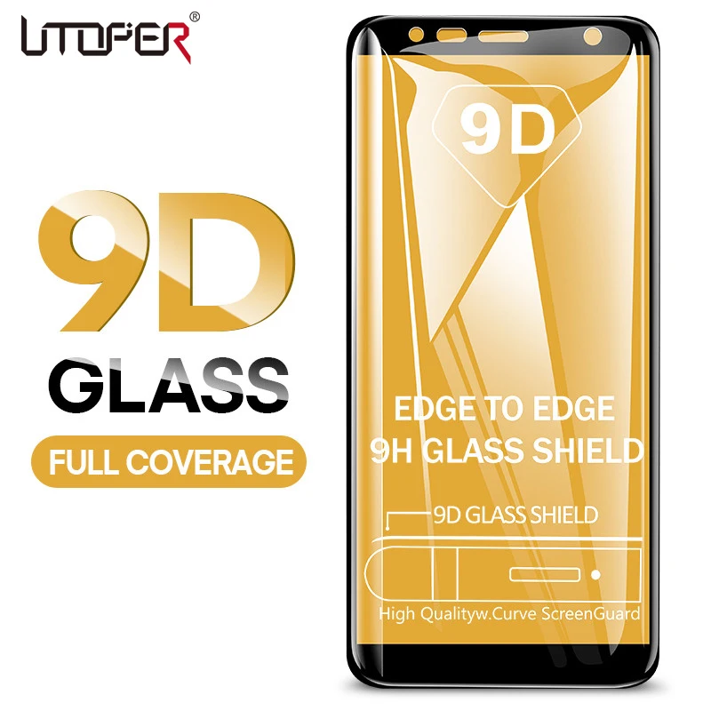 9D Curved Tempered Glass on the For Samsung Galaxy A30 A50 A10 Screen Protector M10 M20 M30 A40 A60 A70 A80 A90 | Мобильные телефоны