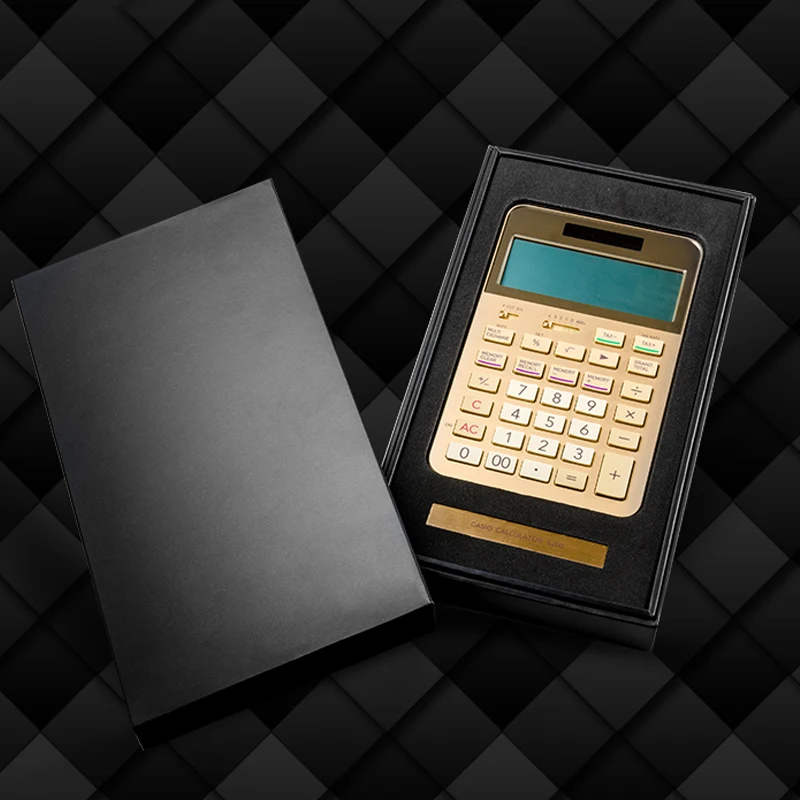 

Calculator S200 High-end Gift Business Gift Box Memorial Office Business 12-digit Large Screen Display Number