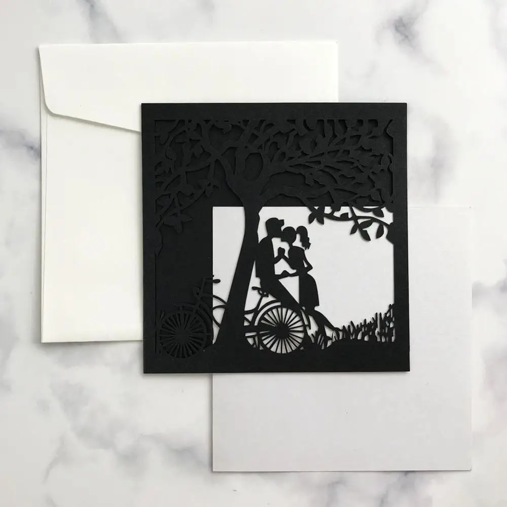 35 шт./лот счастливые влюбленные свадебные пригласительные открытки Свадебные