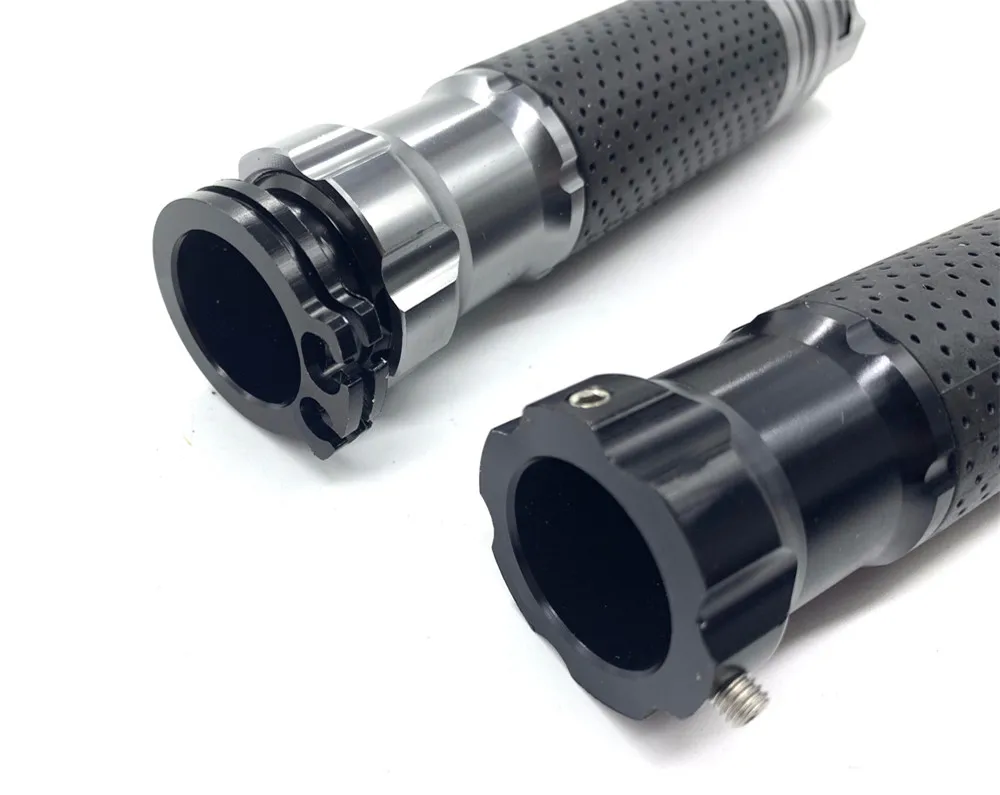 CNC мотоциклетные 7/8 ''рукоятка гоночный руль шапки ручки 22 мм Универсальный уличный и гоночный гоночное сцепление