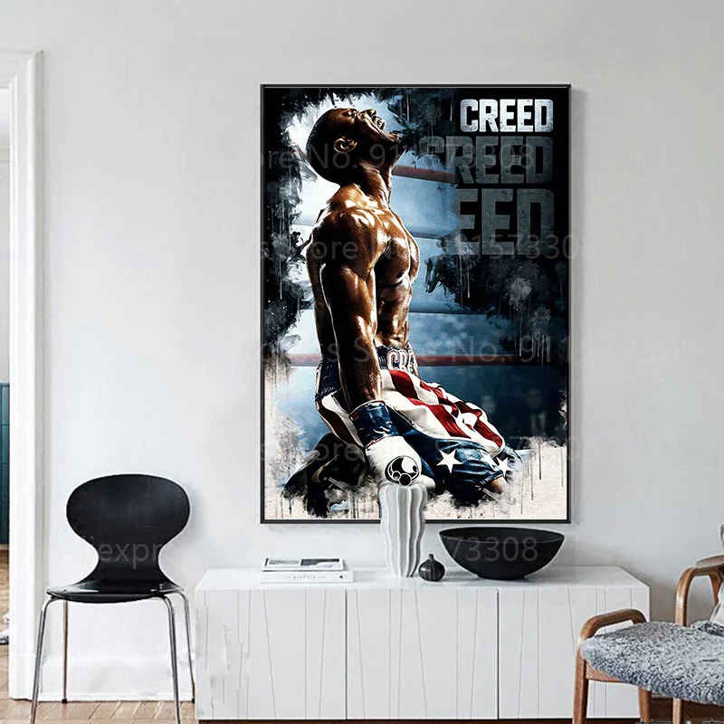 Adonis Donnie Creed кино плакаты и принты Картина на холсте искусство стен Высокое